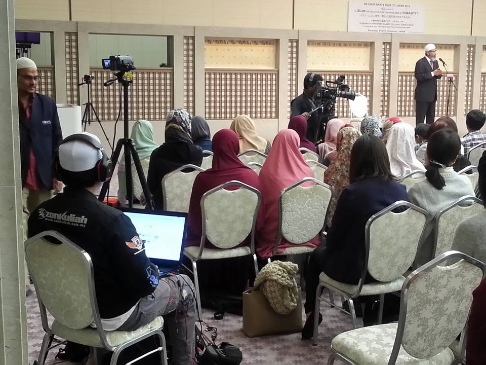 Disebalik tabir rakaman di HICC Hiroshima.