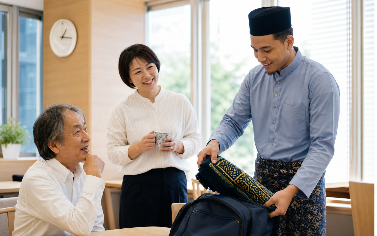 Perkara yang biasa bagi seorang Muslim boleh menjadi sesuatu yang sangat mengagumkan pada pandangan sahabat yang melihat dari luar.