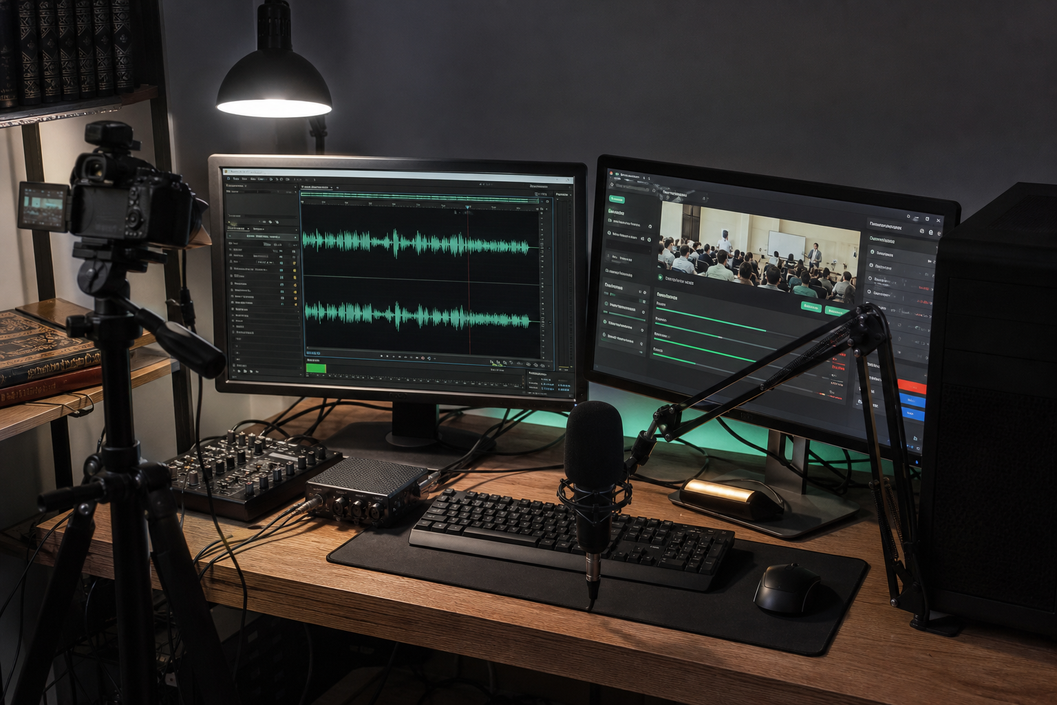 Stesen kerja GPU untuk AI dan pemulihan media