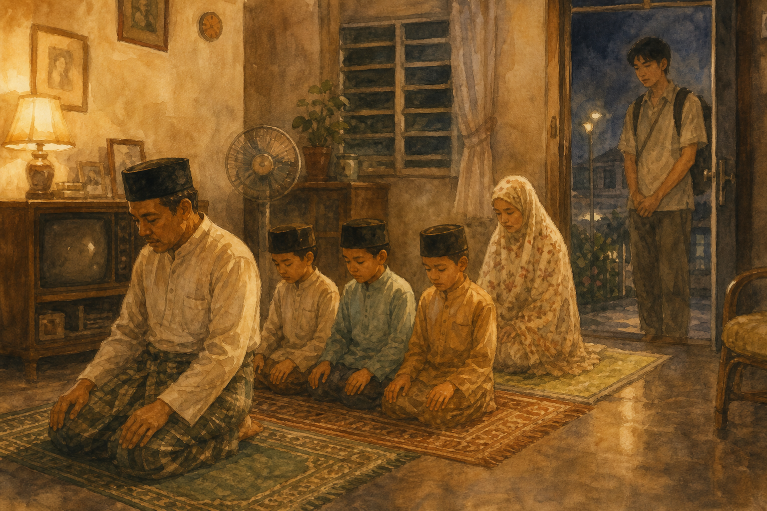 Rumah yang memperlihatkan Islam dan perjalanan ke Masjid Negara